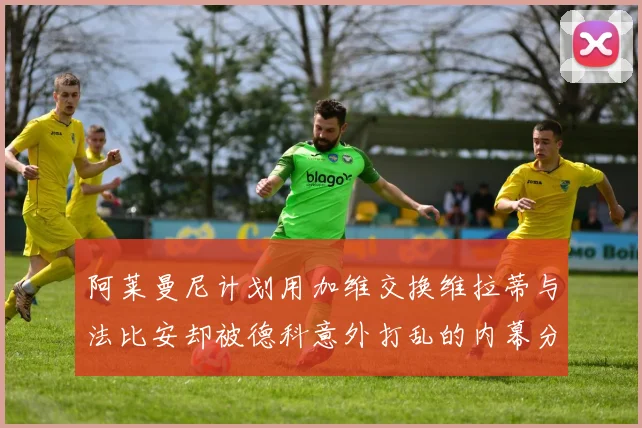 阿莱曼尼计划用加维交换维拉蒂与法比安却被德科意外打乱的内幕分析