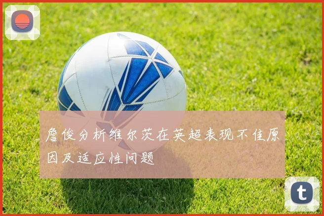 詹俊分析维尔茨在英超表现不佳原因及适应性问题